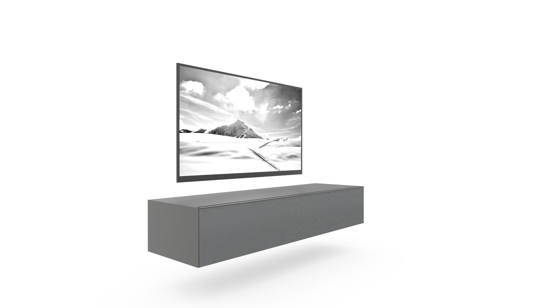 Spectral soundbar tv-meubel wandhangend met LED-verlichting | 1.65m