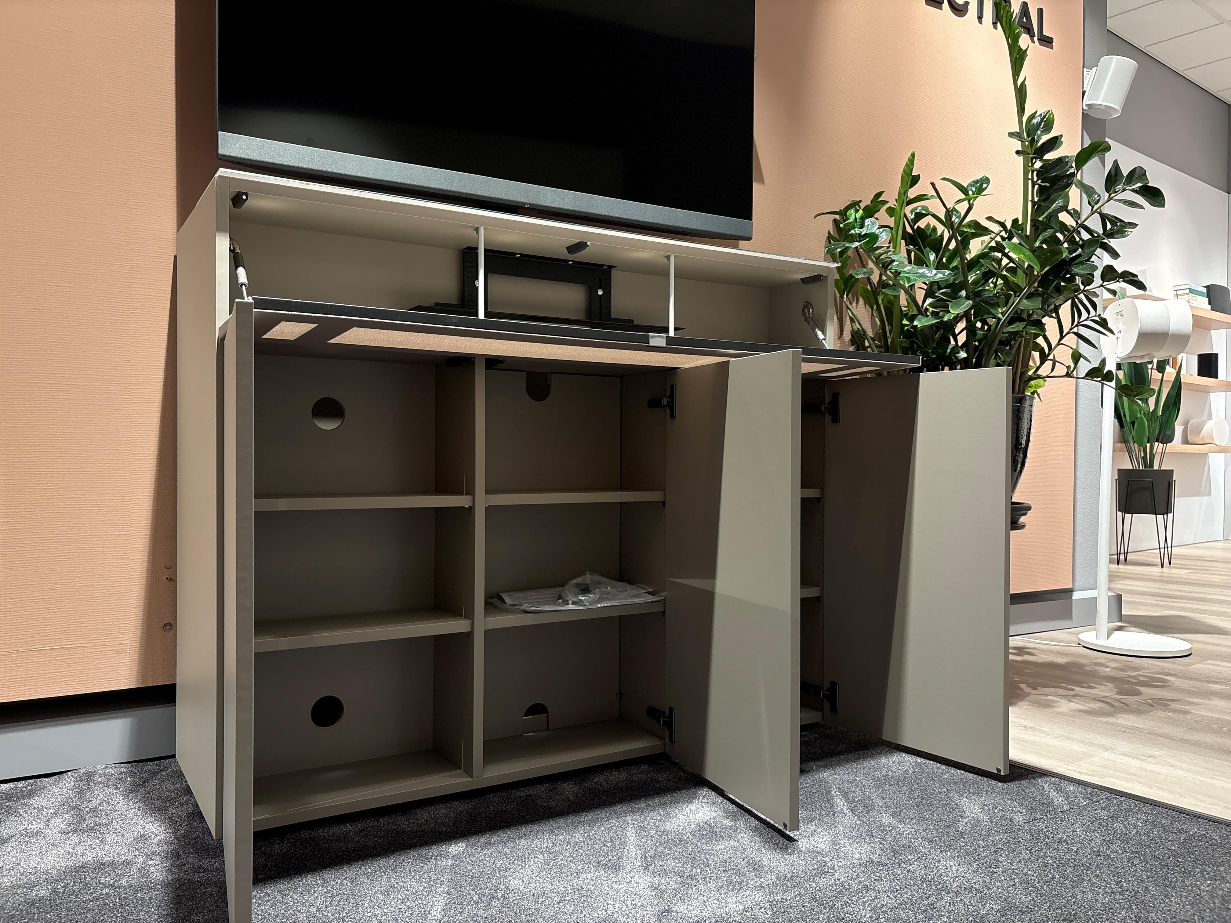 Spectral - Just.Lift kast met topplaat glossy glas