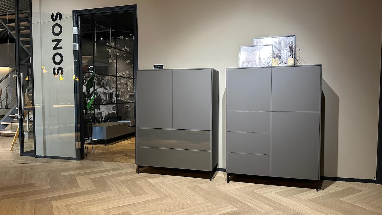 Wandkastenset Granite | Complete 2-delige designcombinatie