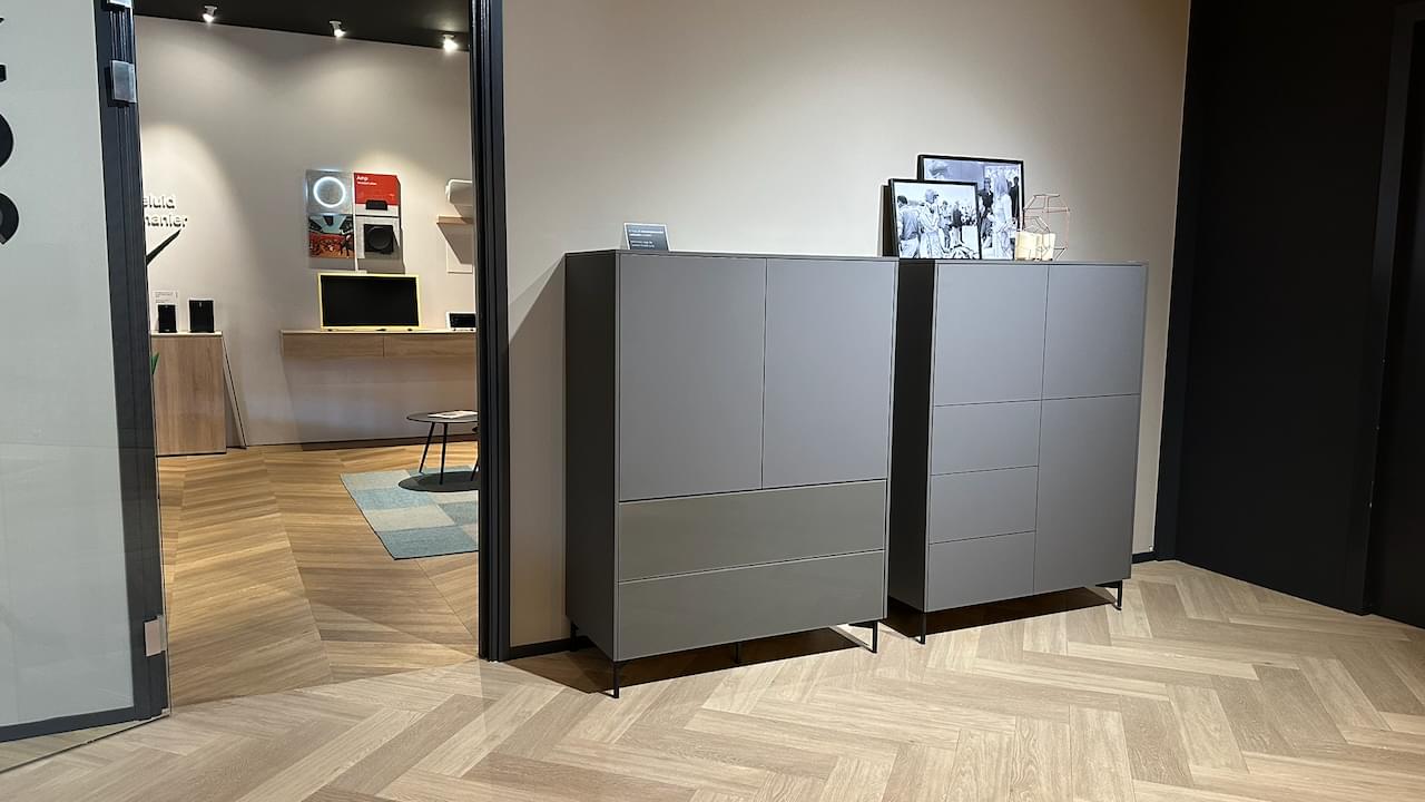 Wandkastenset Granite | Complete 2-delige designcombinatie