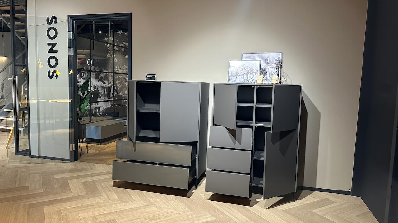 Wandkastenset Granite | Complete 2-delige designcombinatie