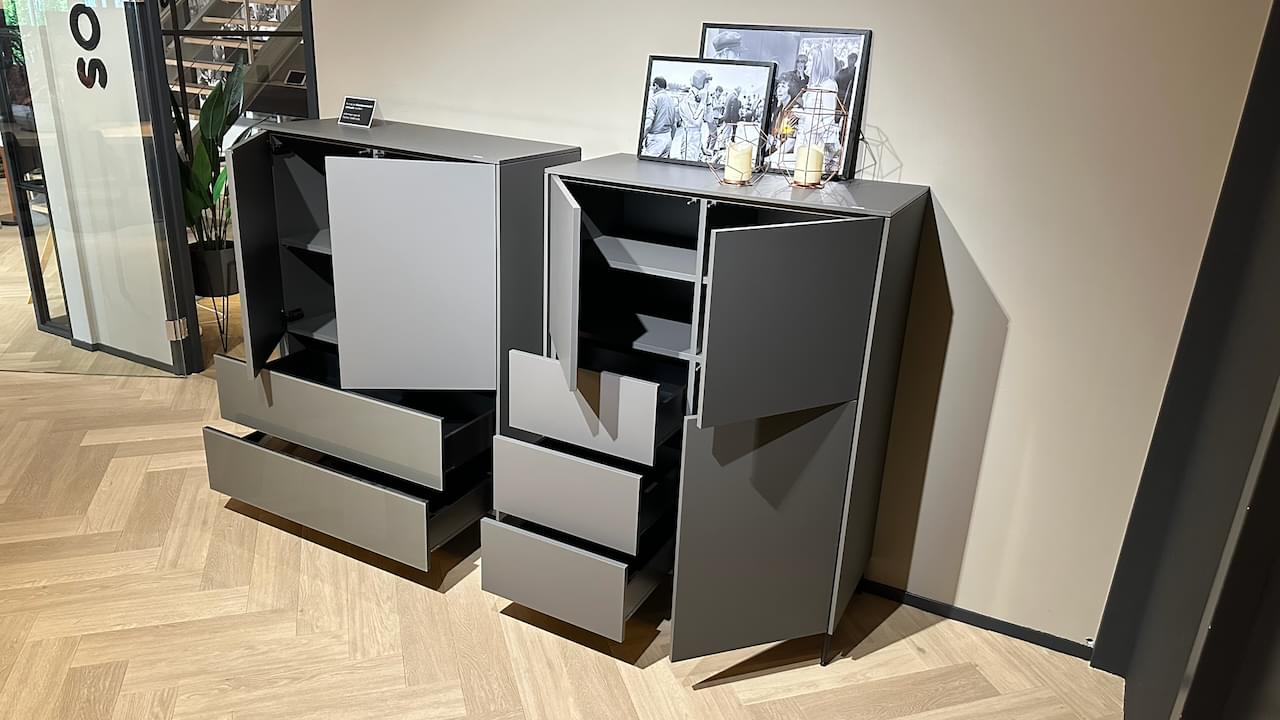 Wandkastenset Granite | Complete 2-delige designcombinatie