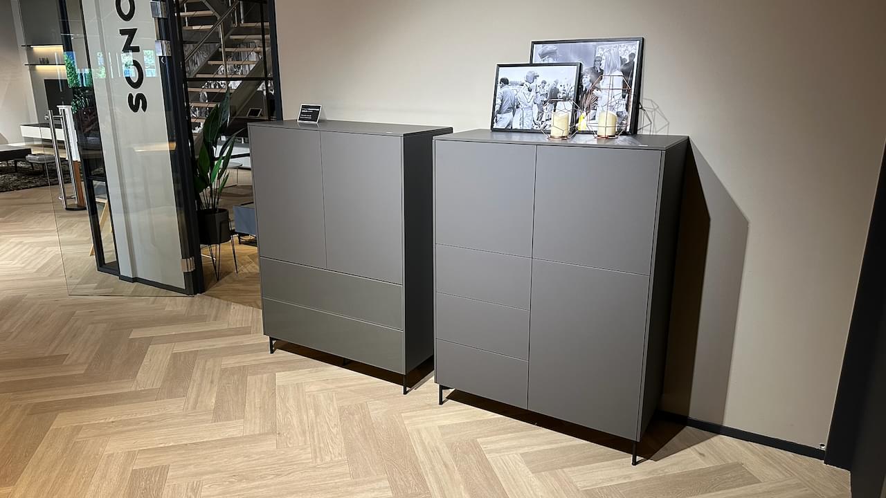 Wandkastenset Granite | Complete 2-delige designcombinatie
