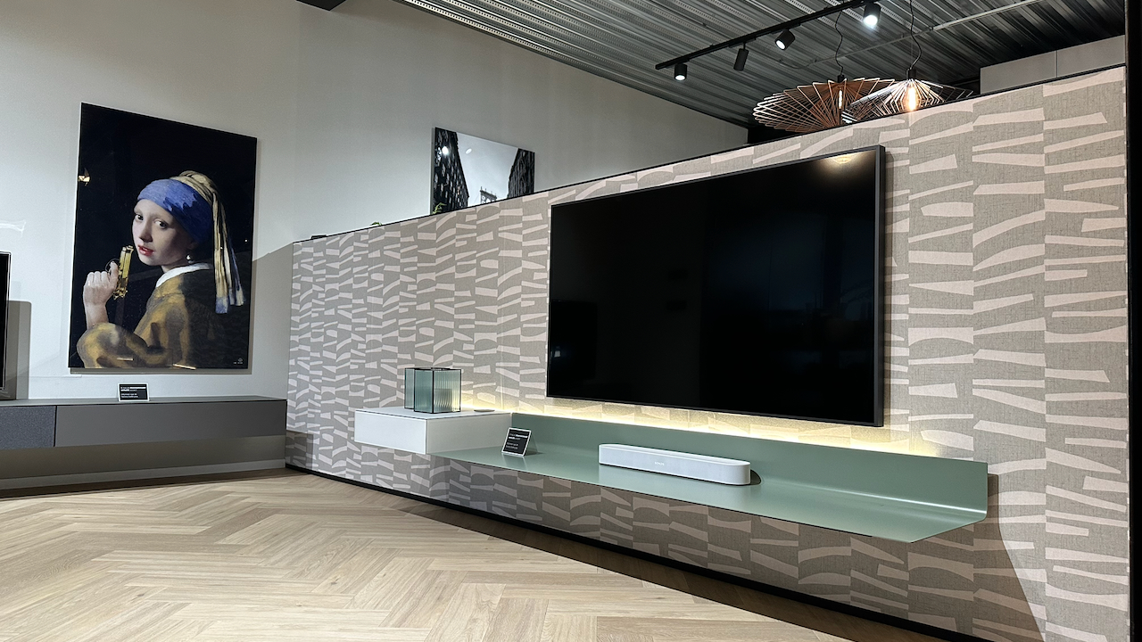 zwevend tv-meubel 2.6 m | Olive Limited Edition | Showroommodel