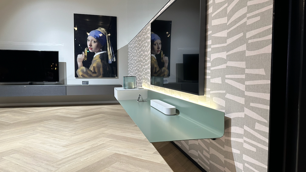 zwevend tv-meubel 2.6 m | Olive Limited Edition | Showroommodel