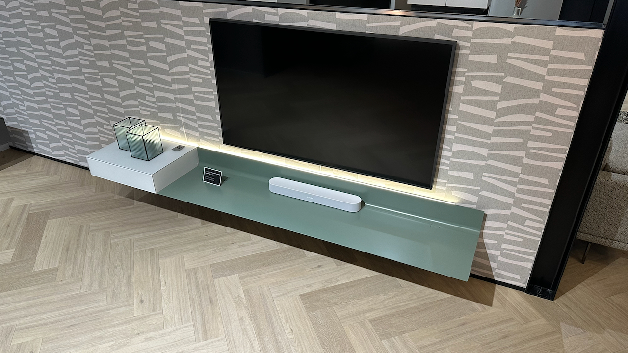 zwevend tv-meubel 2.6 m | Olive Limited Edition | Showroommodel