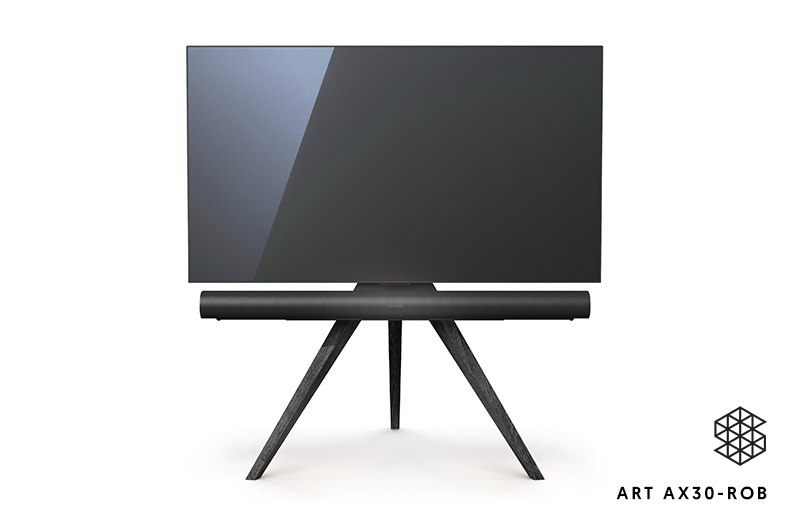 Deze design tv-standaard geeft je interieur, tv en soundbar een echte