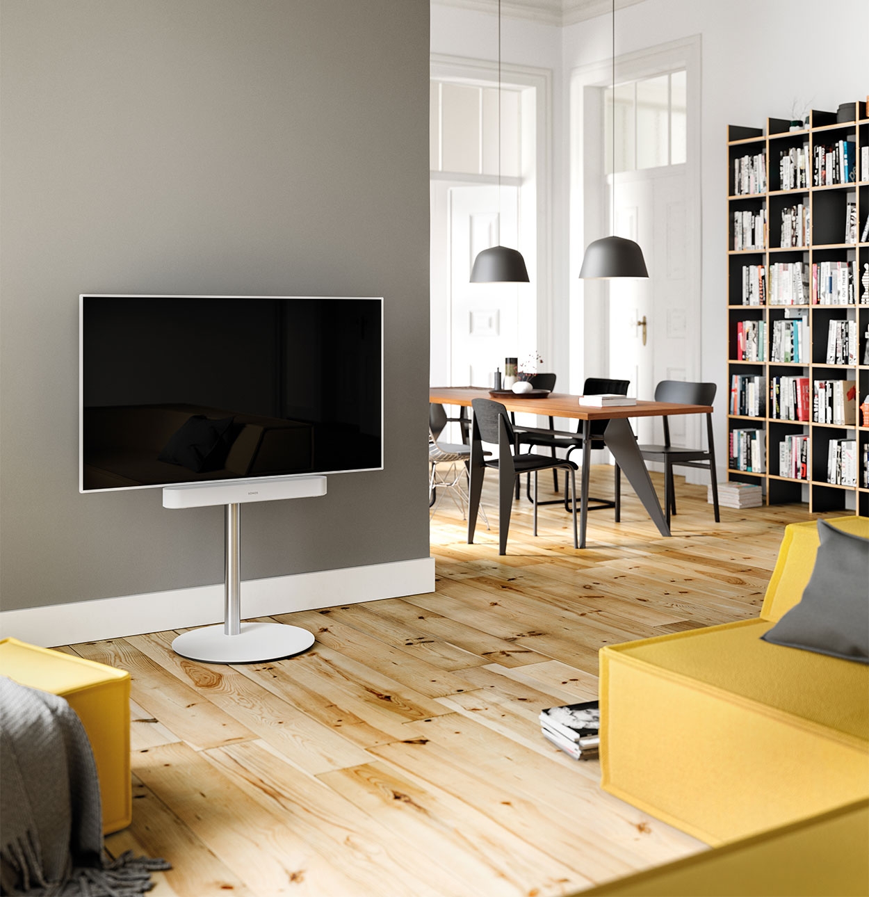 Wantrouwen Knipoog trompet Spectral Circle draaibare tv-standaard voor televisie en soundbar -  Spectral.nl