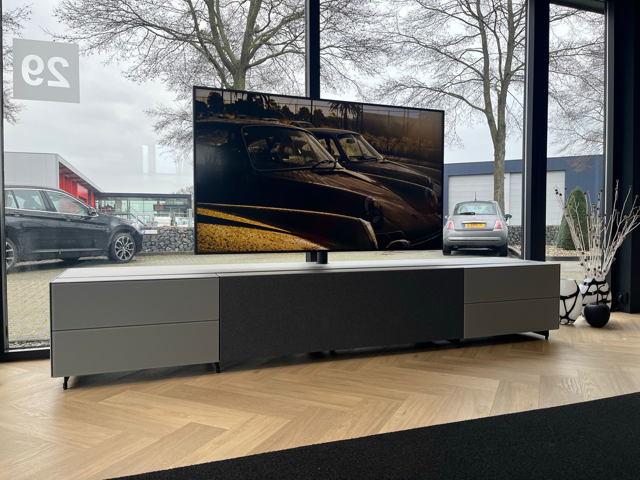 2.62m | sound prepared BRP1 | incl. LED verlichting | Cement gesatineerd glas