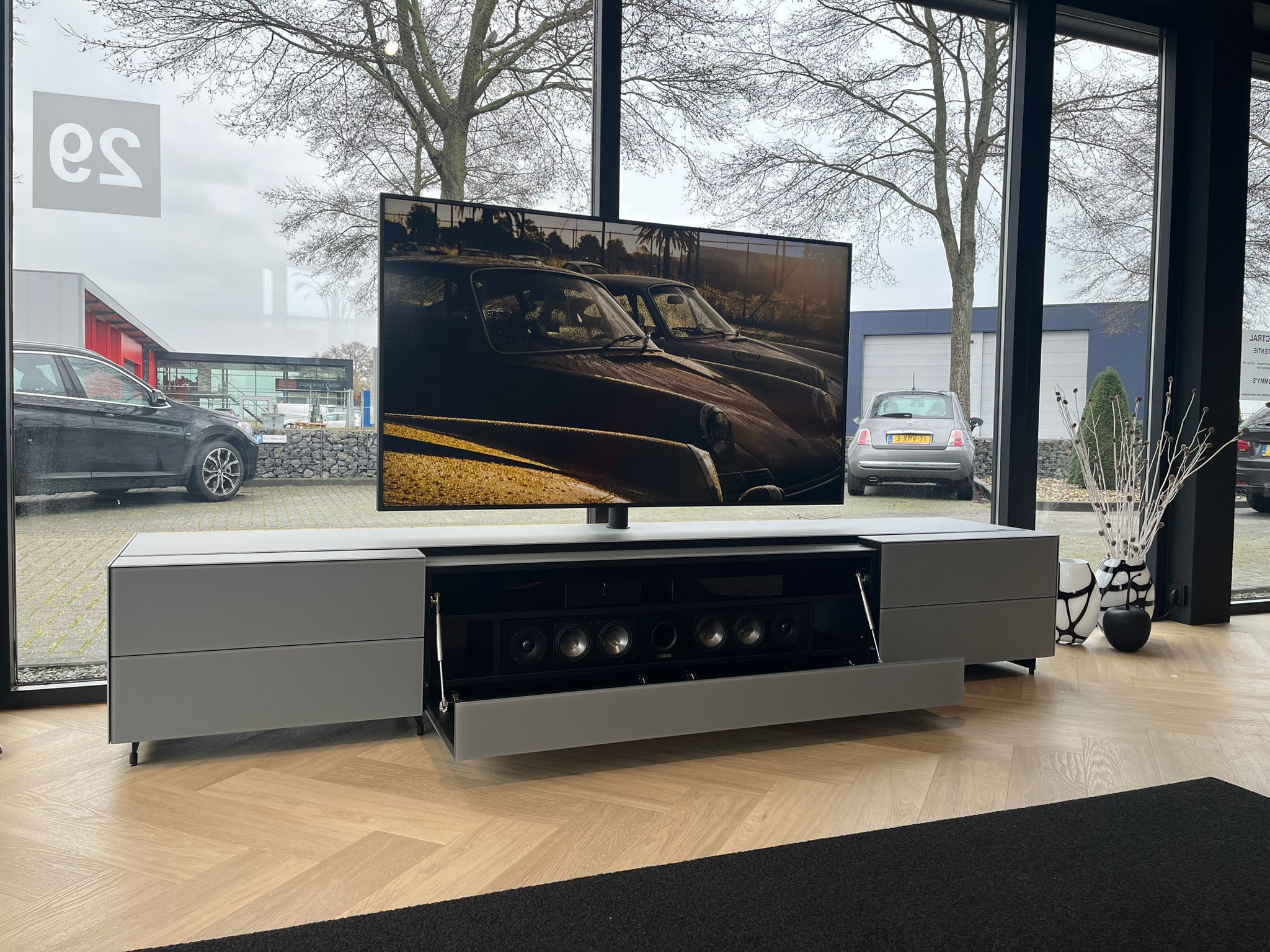 2.62m | sound prepared BRP1 | incl. LED verlichting | Cement gesatineerd glas
