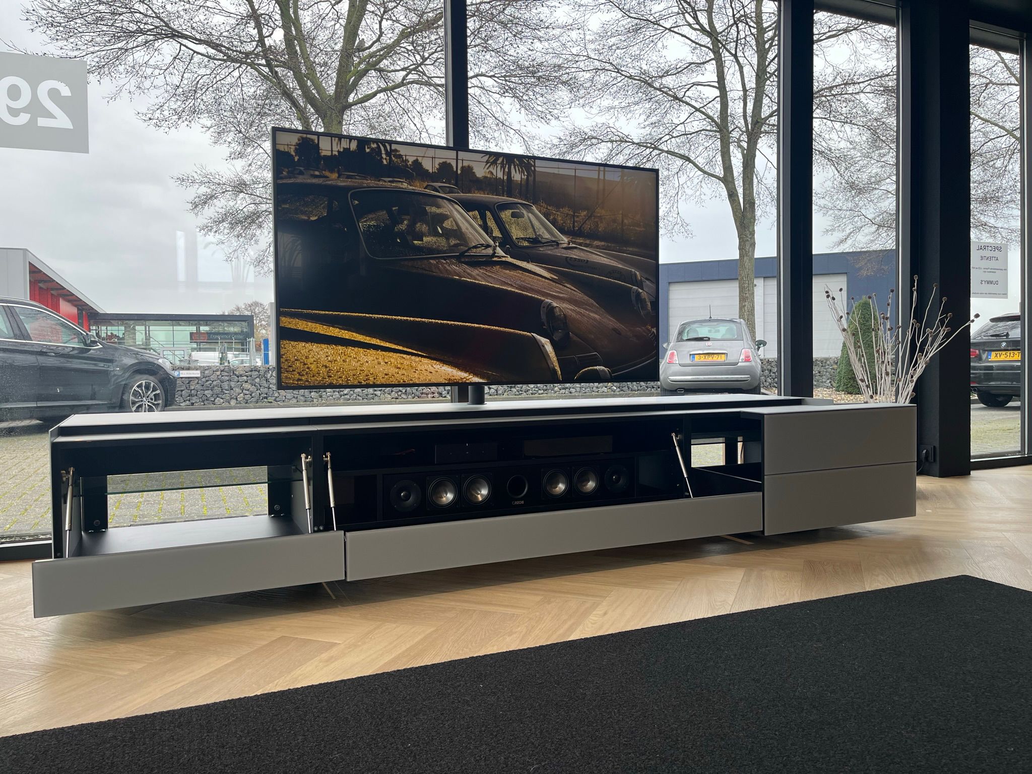 2.62m | sound prepared BRP1 | incl. LED verlichting | Cement gesatineerd glas
