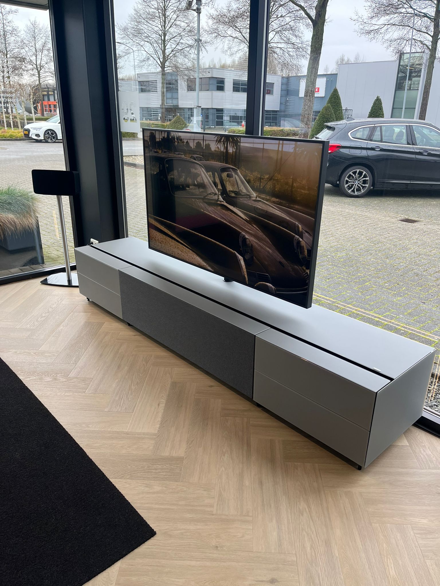 2.62m | sound prepared BRP1 | incl. LED verlichting | Cement gesatineerd glas