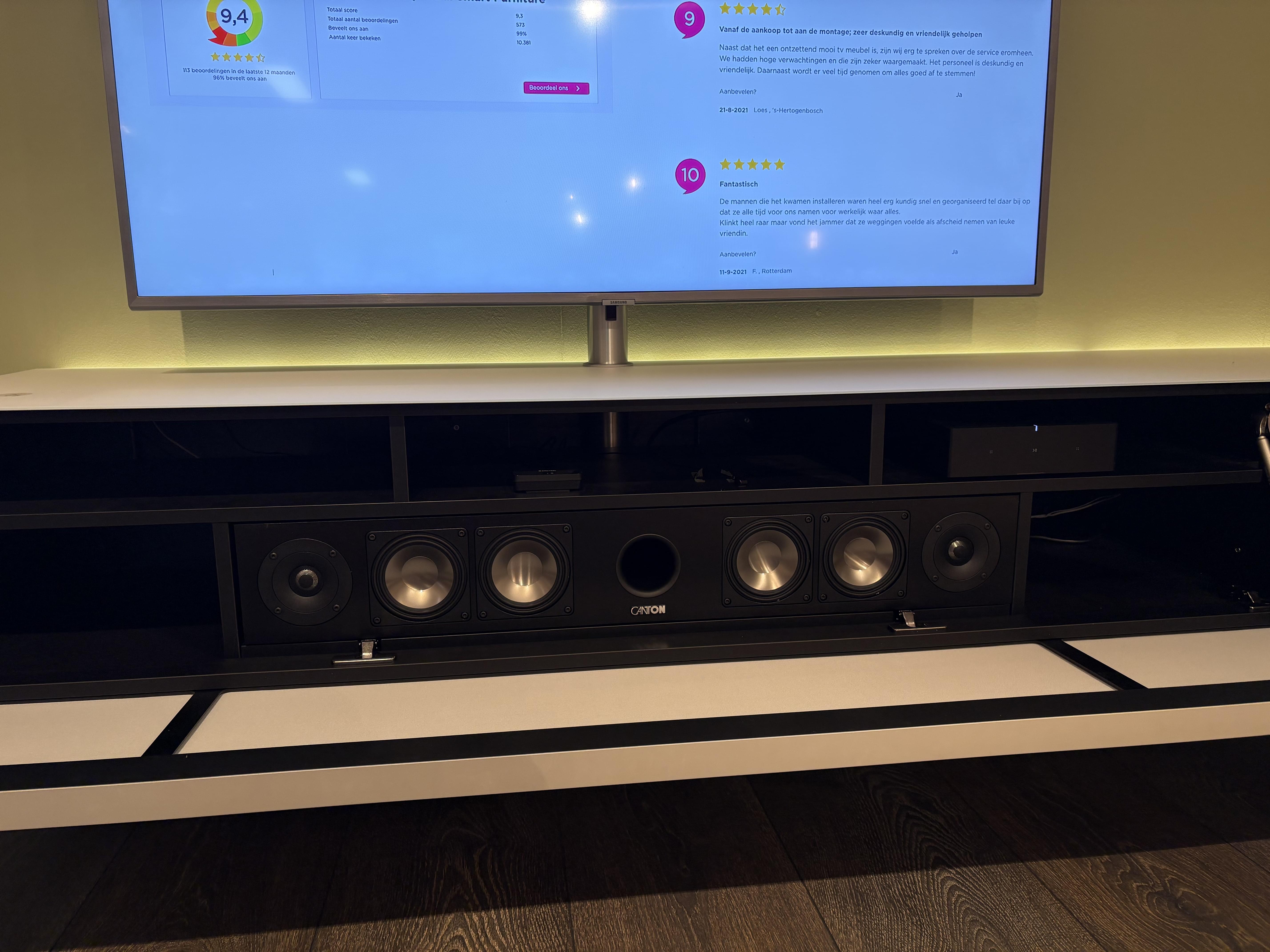 Zwevend TV meubel