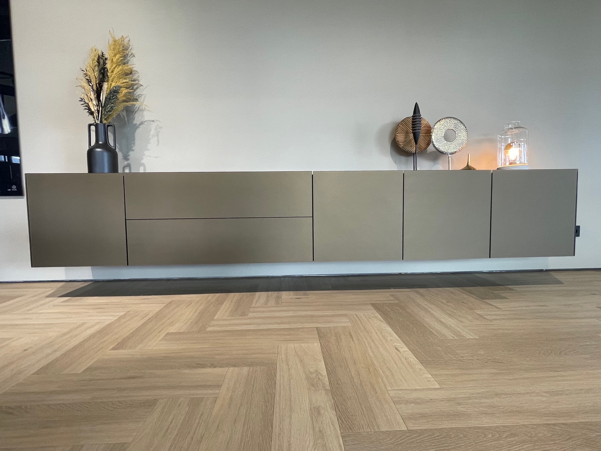 3.0 mtr | Roast metallic gesatineerd glas