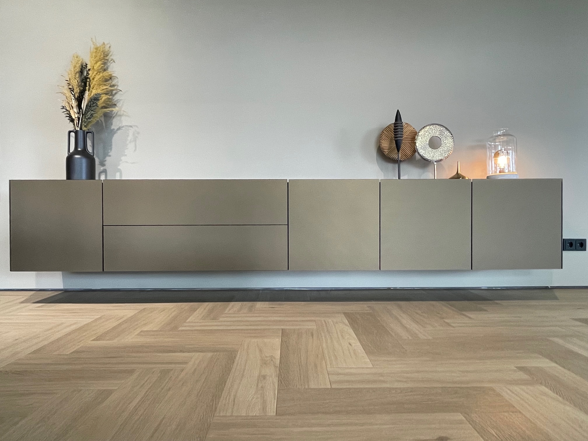 3.0 mtr | Roast metallic gesatineerd glas