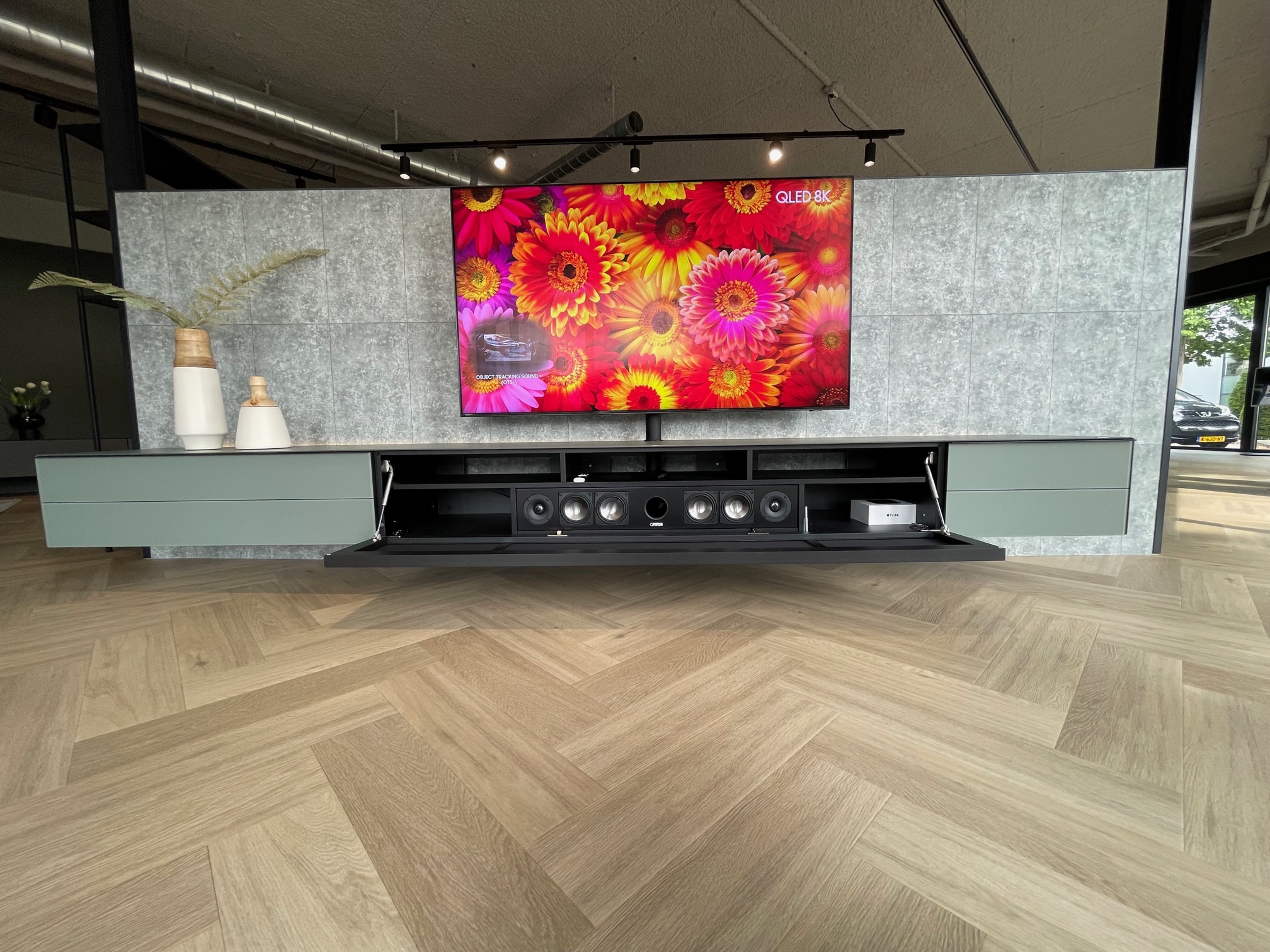 3.45 m | sound prepared BRP1 | incl. LED verlichting | NCS gesatineerd glas