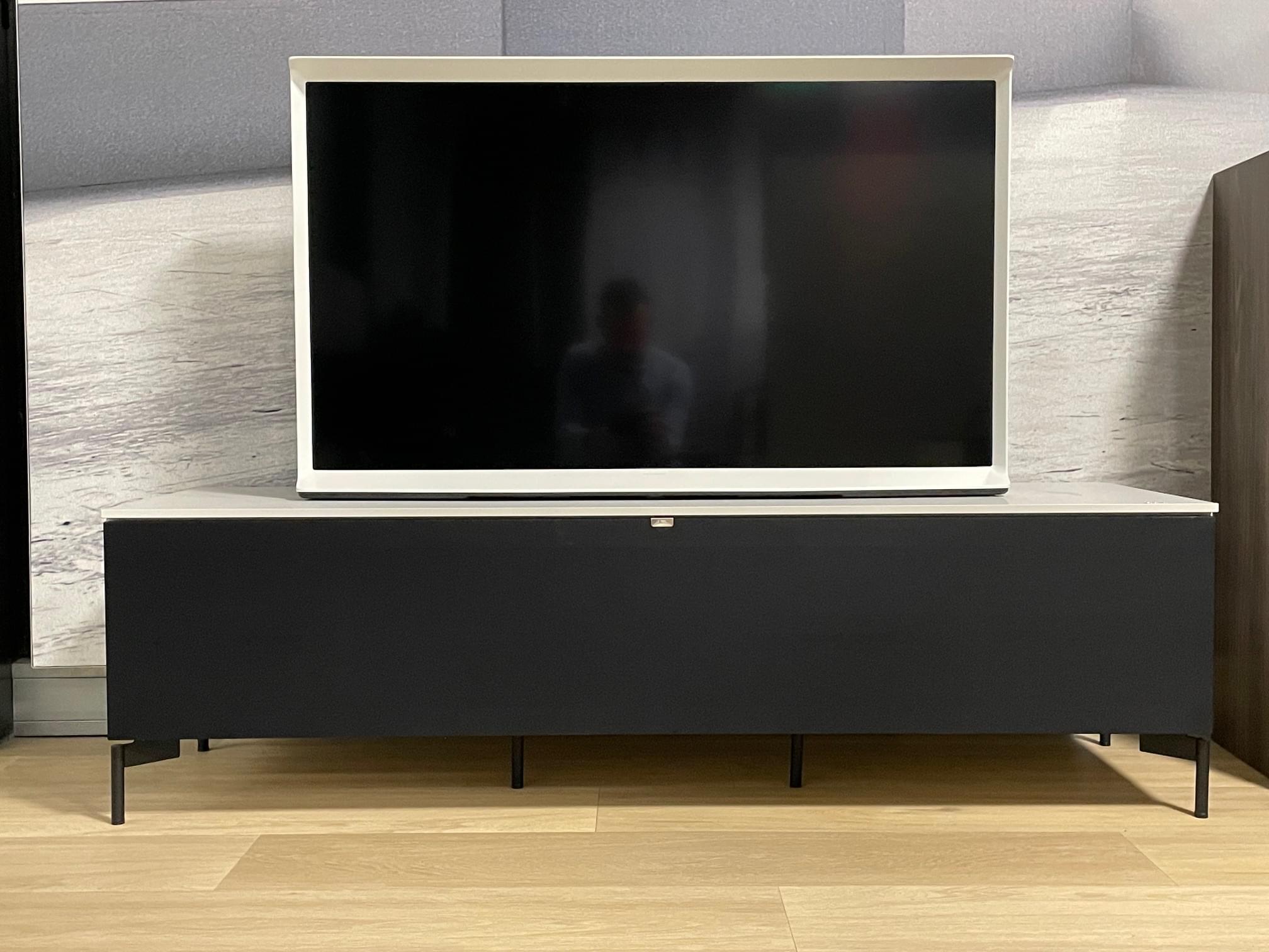 Soundbar tv-meubel 1.60m in de kleur grey-white