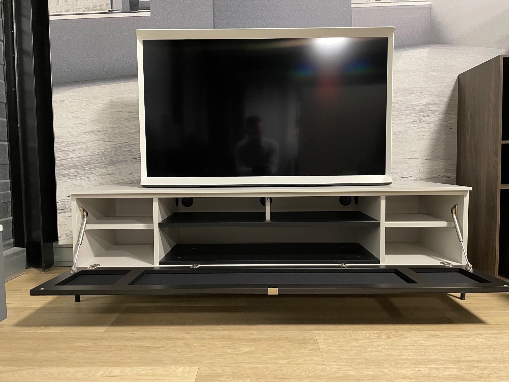 Soundbar tv-meubel 1.60m in de kleur grey-white