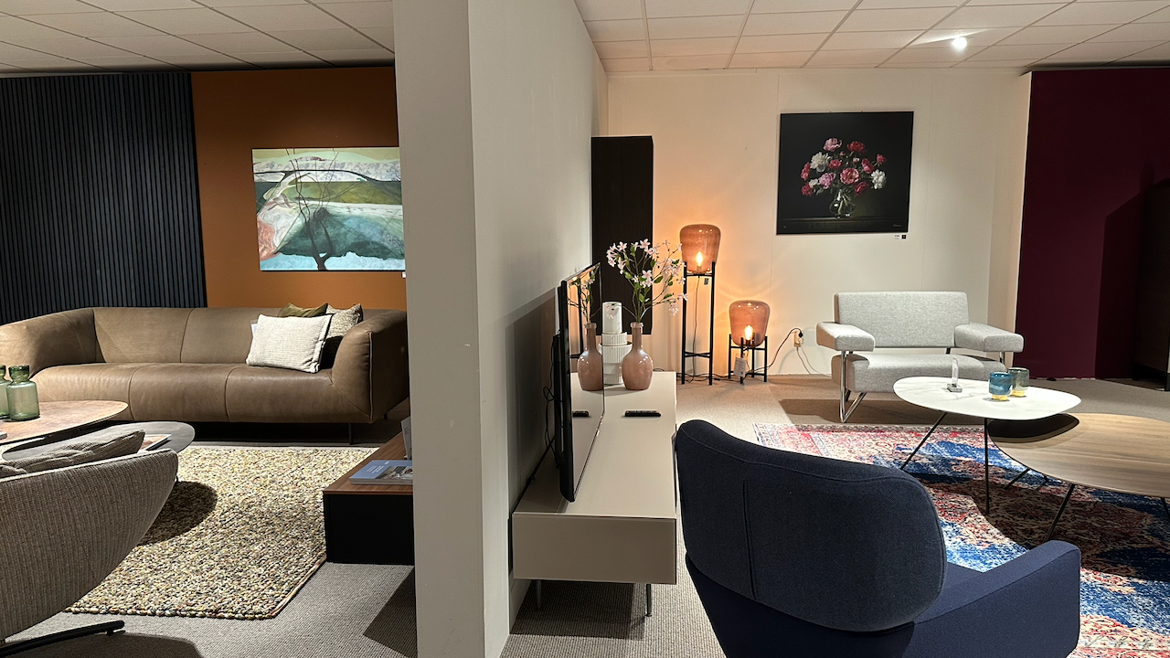 tv-meubel op frame | Pebble Satin