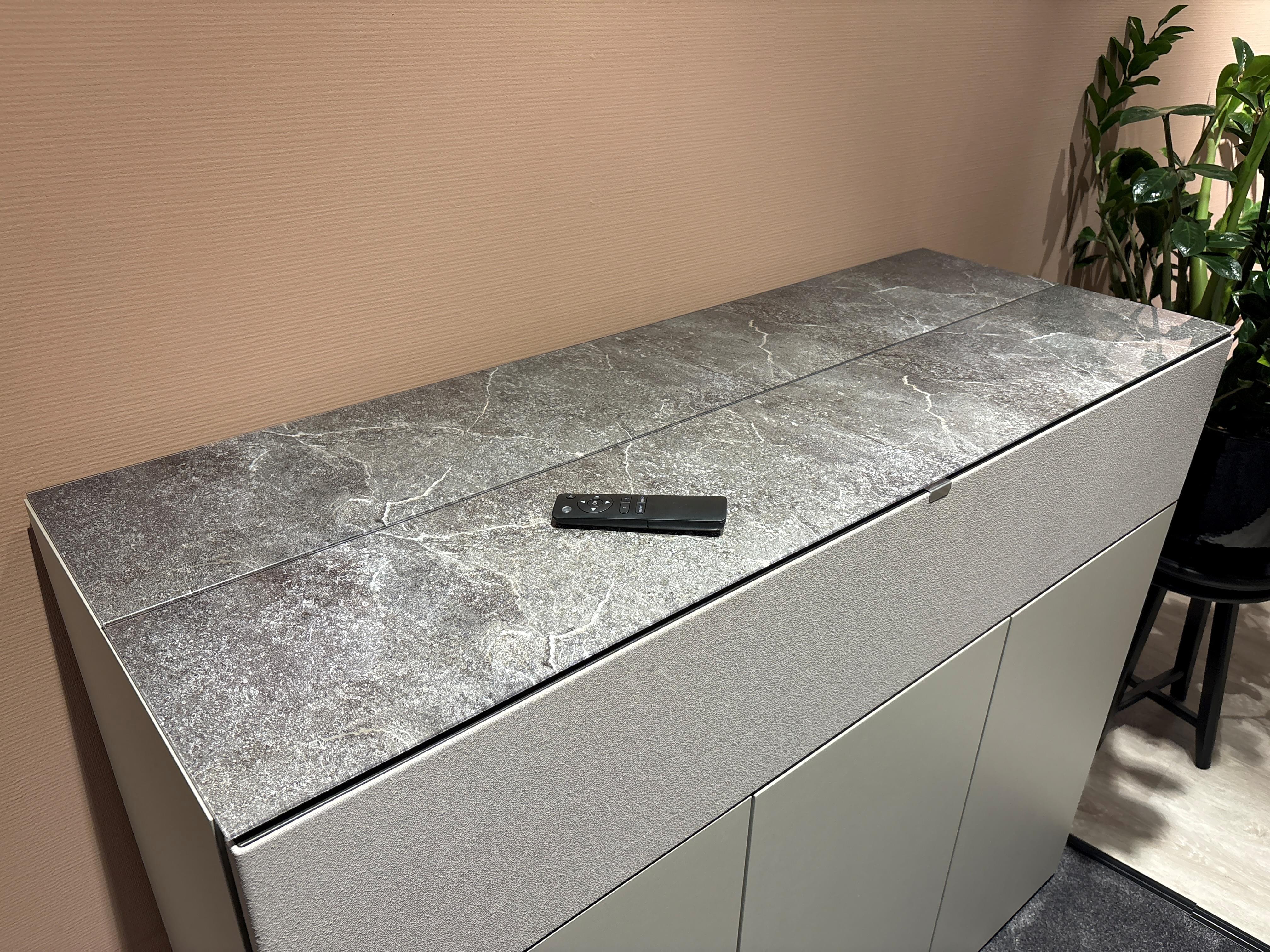 Spectral - Just.Lift kast met topplaat glossy glas