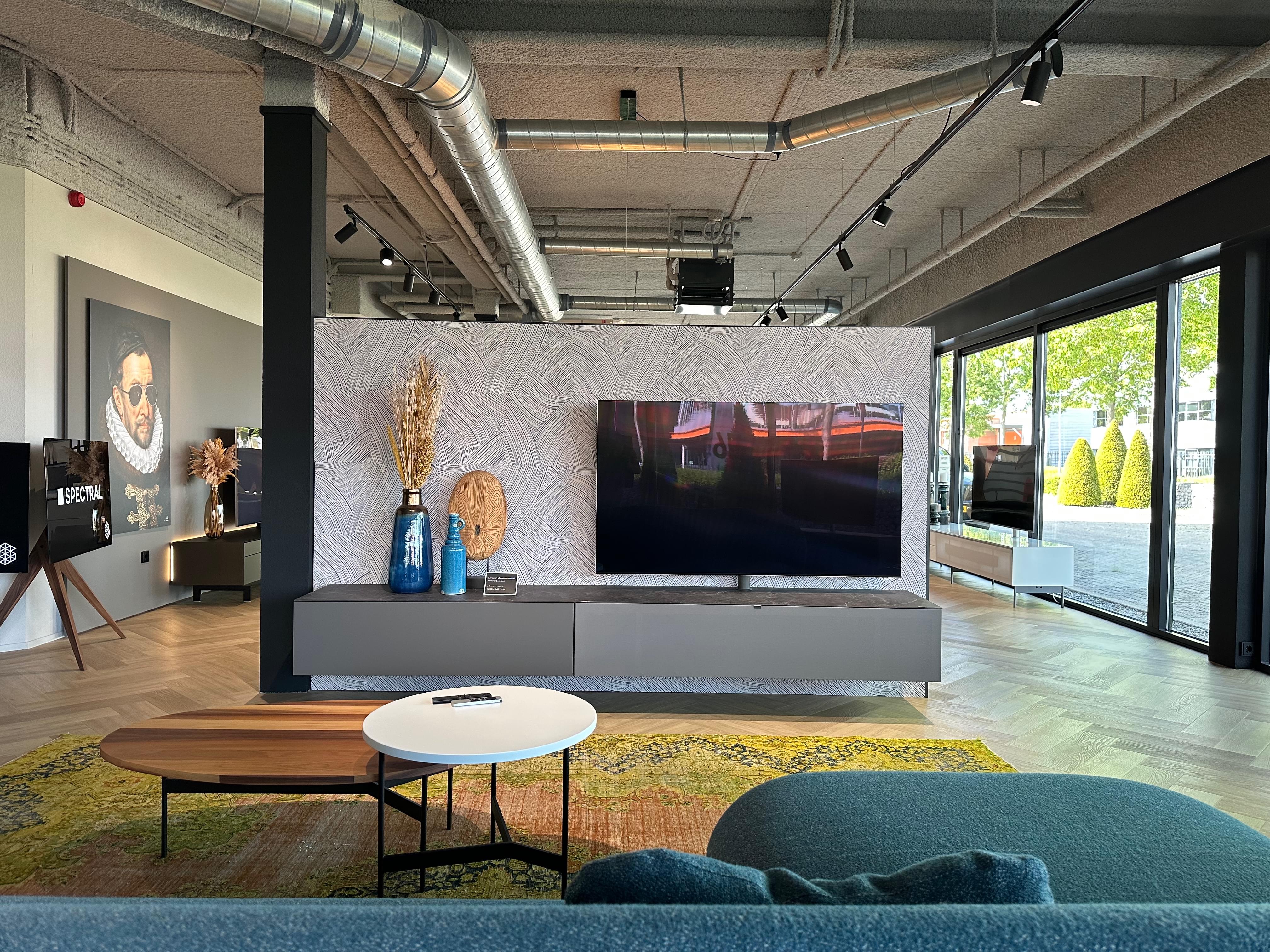 zwevend tv-meubel voor soundbar