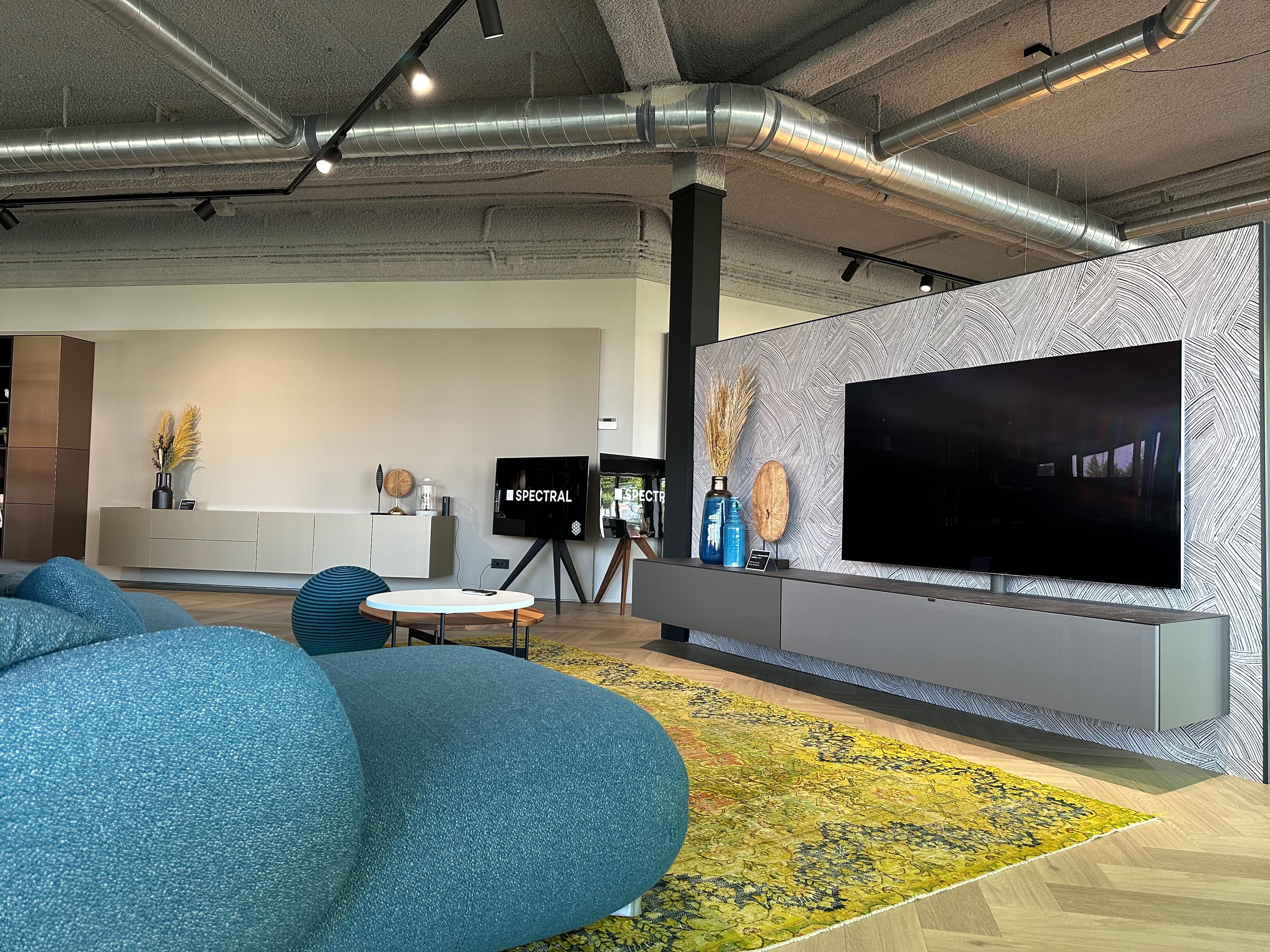zwevend tv-meubel voor soundbar