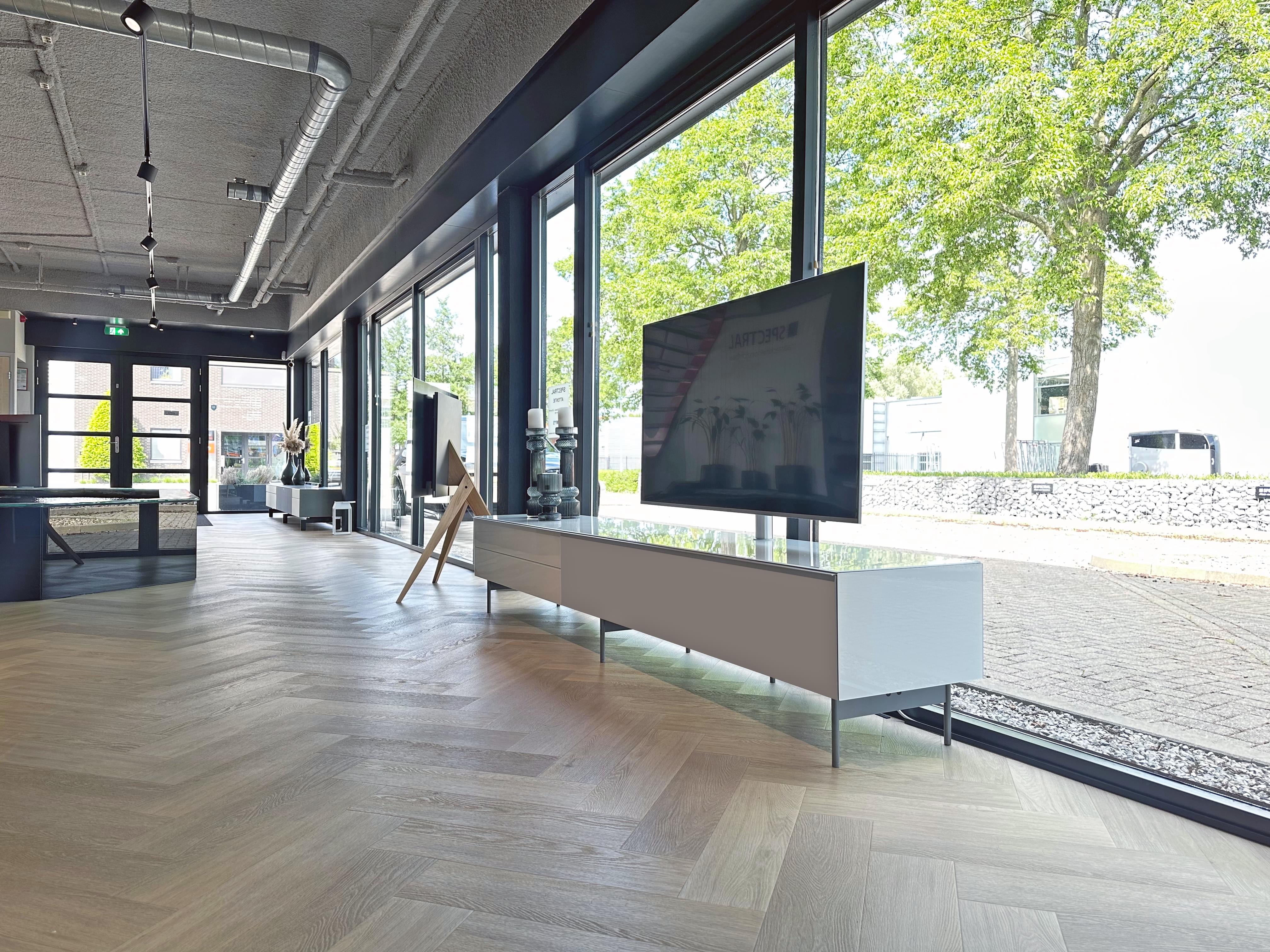 hoogglans wit soundbar tv-meubel