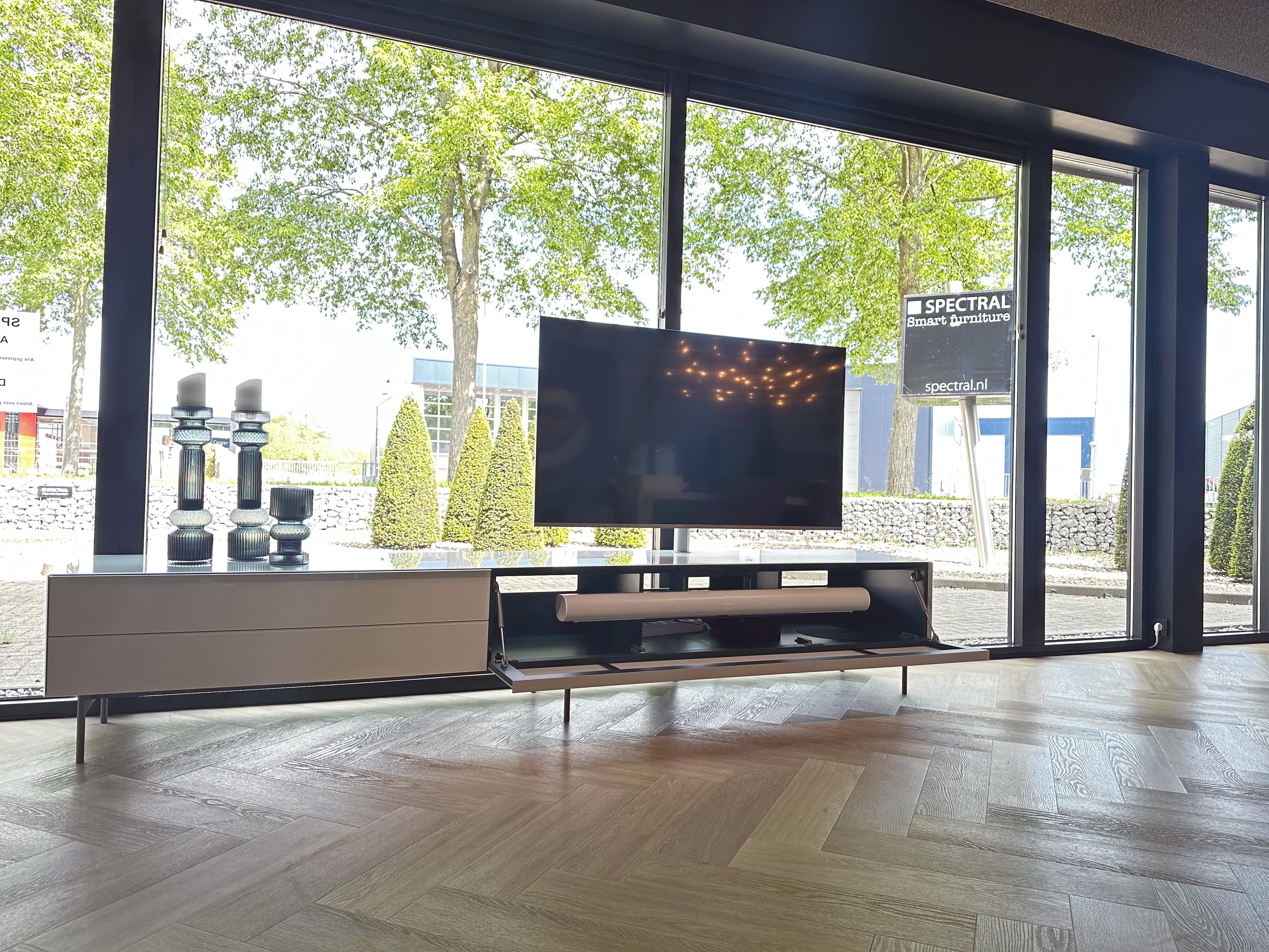 hoogglans wit soundbar tv-meubel