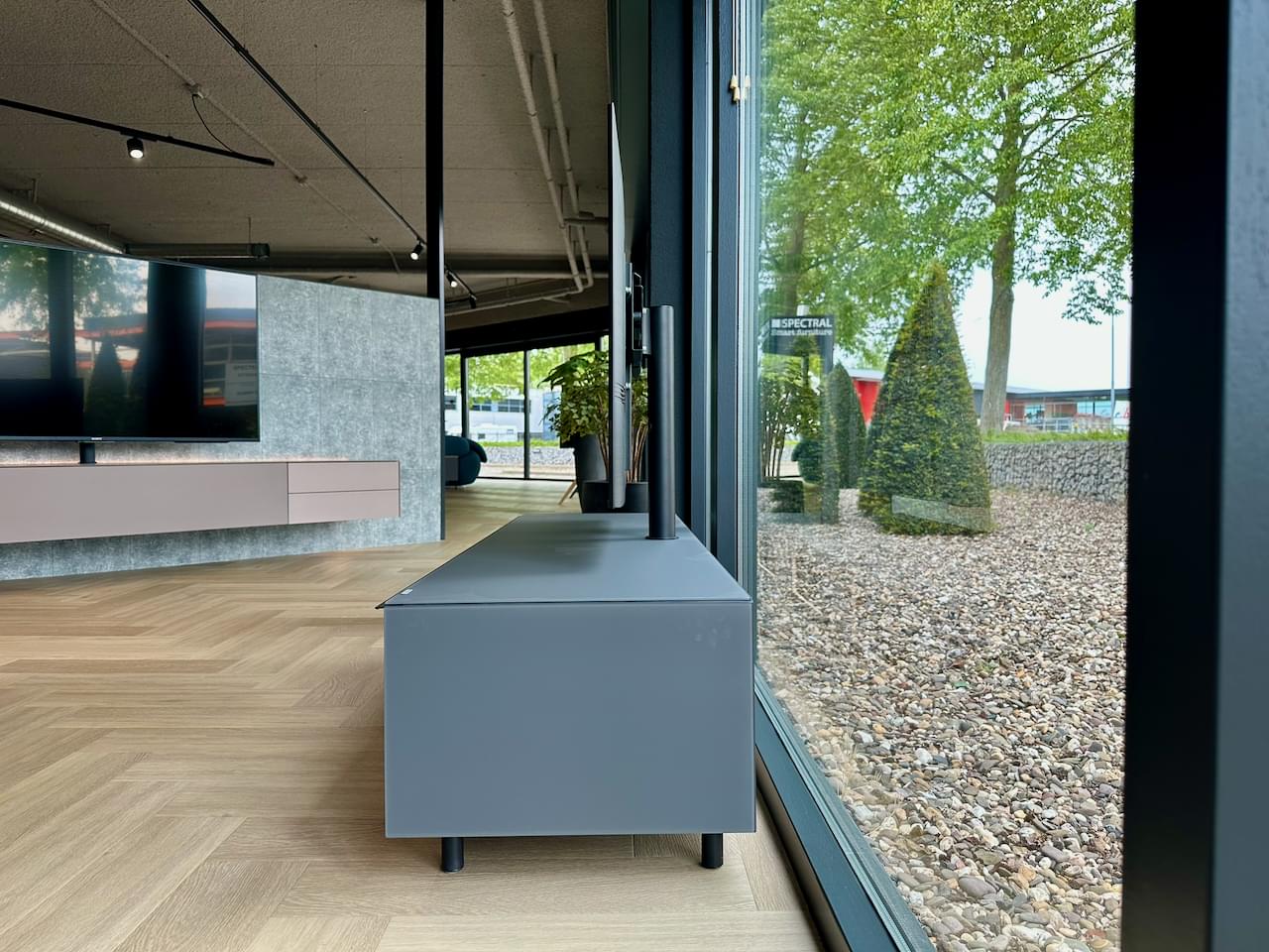 Staand tv-meubel - Granite - 1.65m