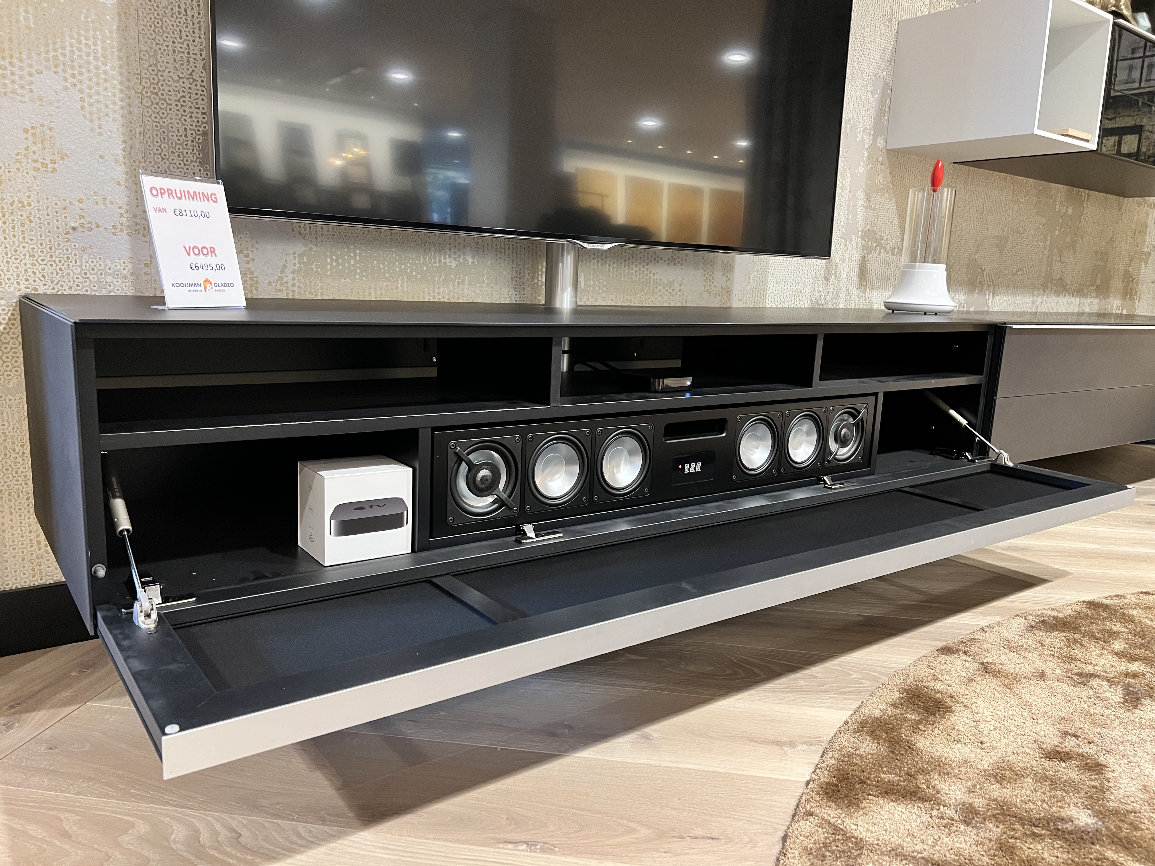 Spectral soundbar tv-meubel wandhangend  | 3.30m