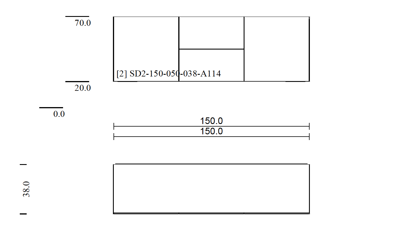 zwevend dressoir 1.5m | Espresso | led-verlichting