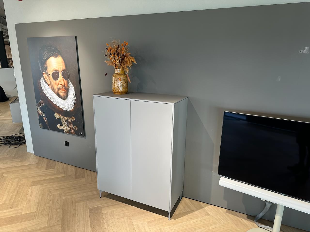 | Highboard A410 | Smart Lack | Grey