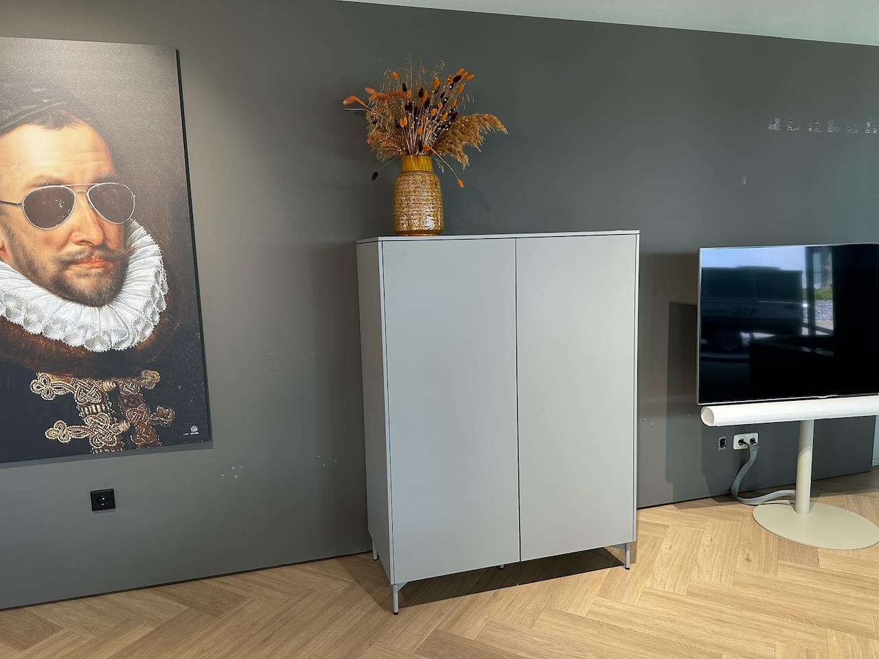 | Highboard A410 | Smart Lack | Grey