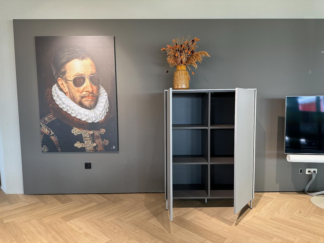 | Highboard A410 | Smart Lack | Grey