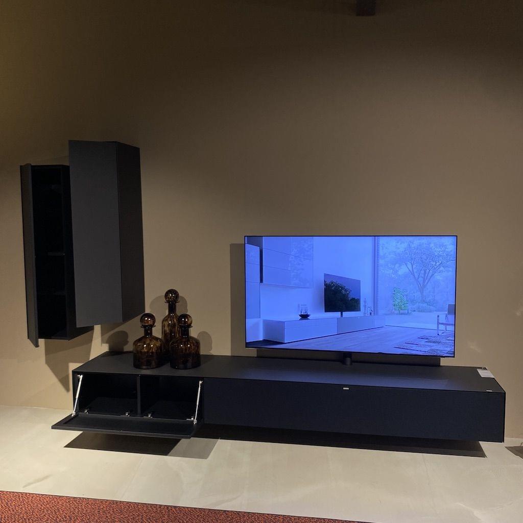 soundbar tv-meubel in Shale Black