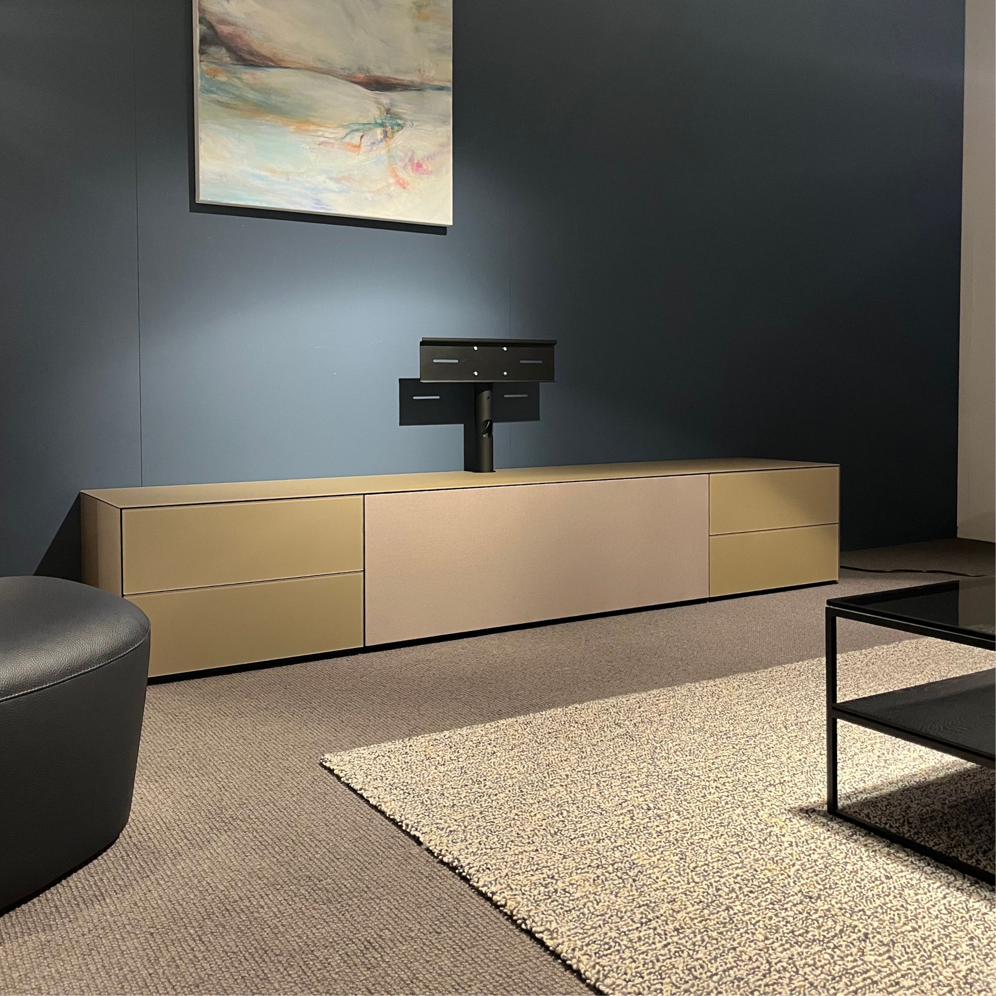 staand tv-meubel | Champagne Metallic