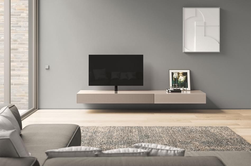 zwevend soundbar tv-meubel